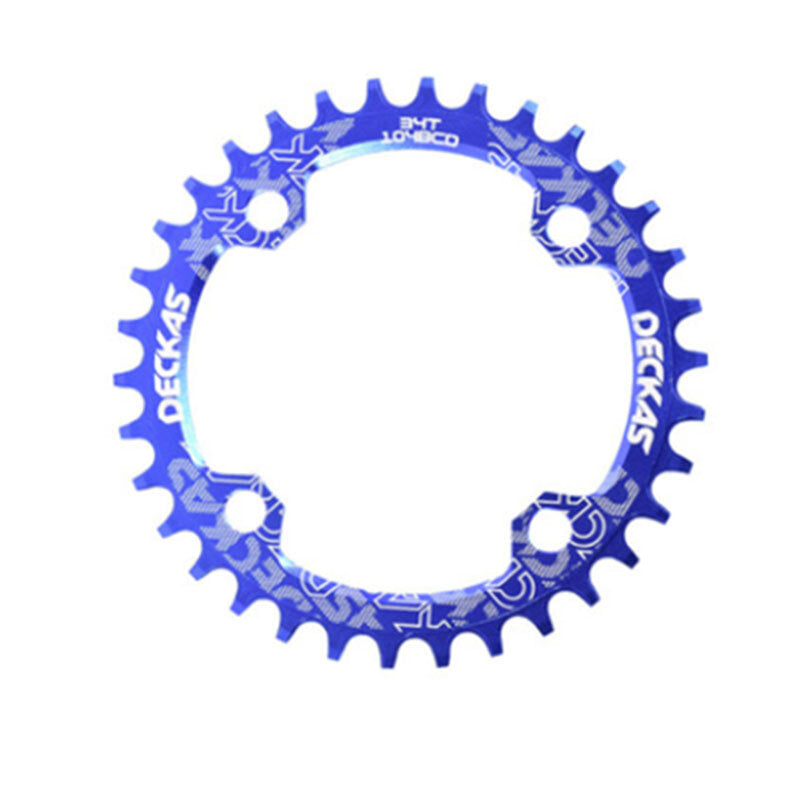 Round Narrow Wide Chainring For MTB Mountain Road Bike 32T 34T Single Disc Bicycle Components Crankset Tooth Plate Parts 104 BCD