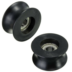 8Pcs 8mm U Trough Ball Bearing Guide Pulley Sealed Rail Ball Bearing 8*40*20.7mm