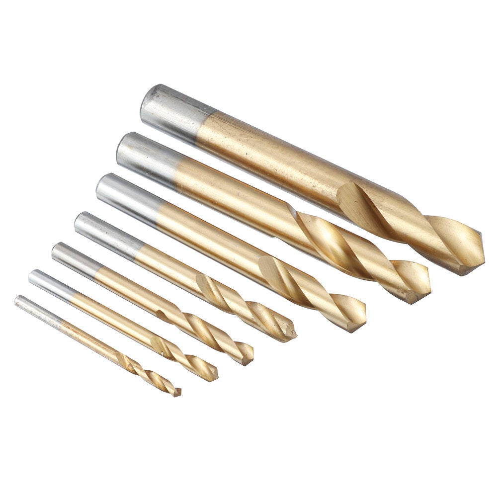 7pcs 3-12mm Spot Drill 120 Degree Titanium M42 Cobalt Chamfer Drill Location Center Bit Guide Chamfering Tools