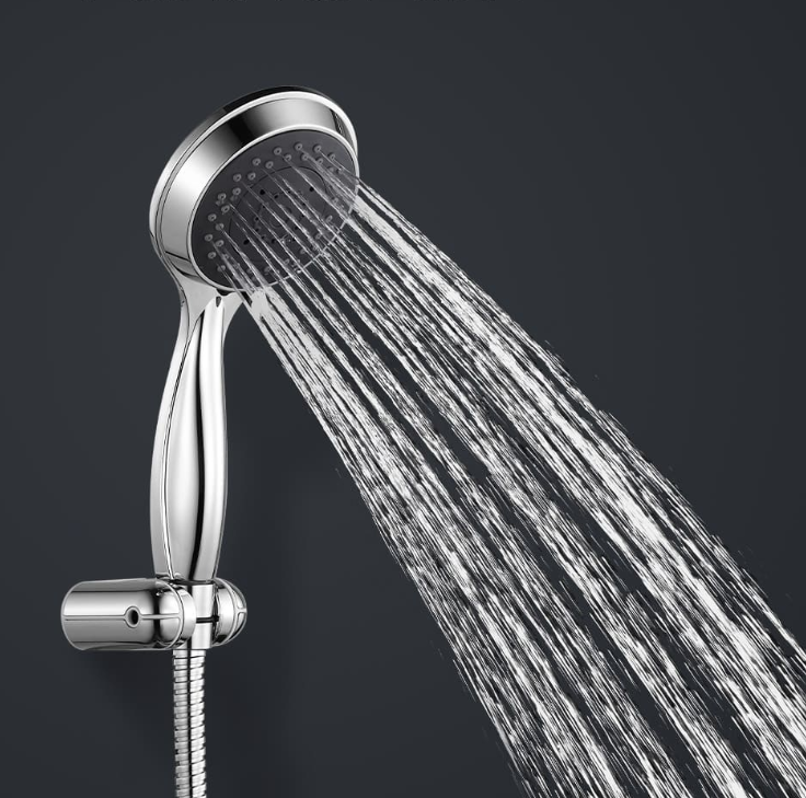 Bathroom Handheld Pressurized Shower Head 3 Mode Adjustable SPA Massage Rainfall Spray Silicone Water Panel Bath Shower Head from