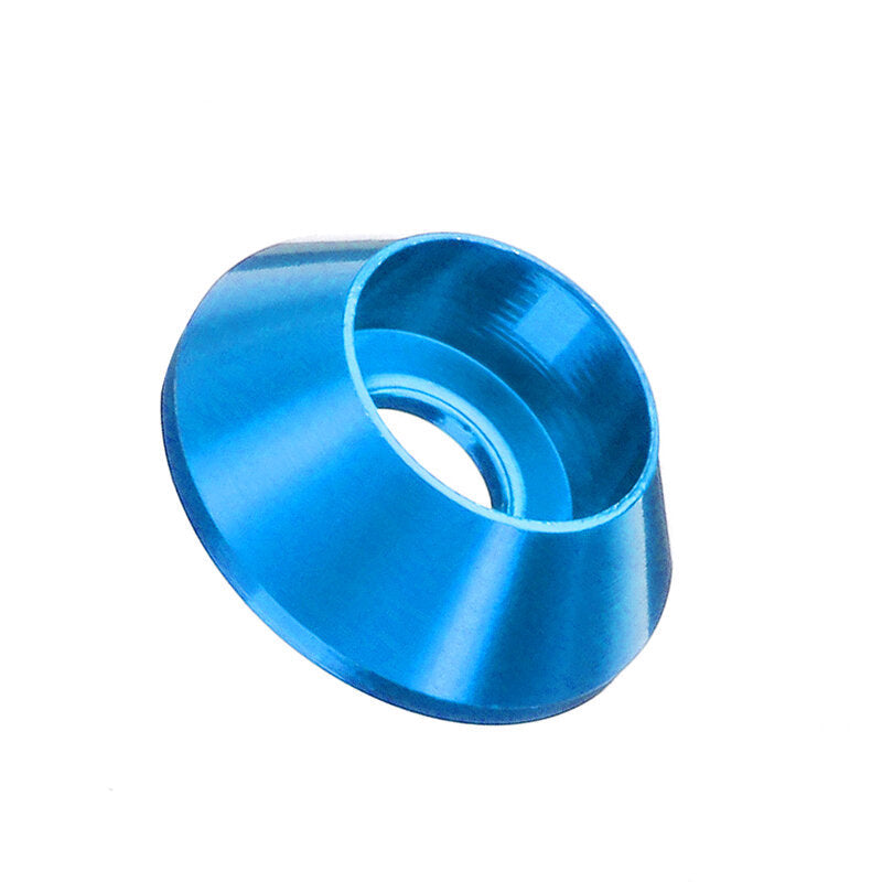 10Pcs M3 Cup Head Hex Screw Gasket Washer Nuts Aluminum Alloy Multicolor