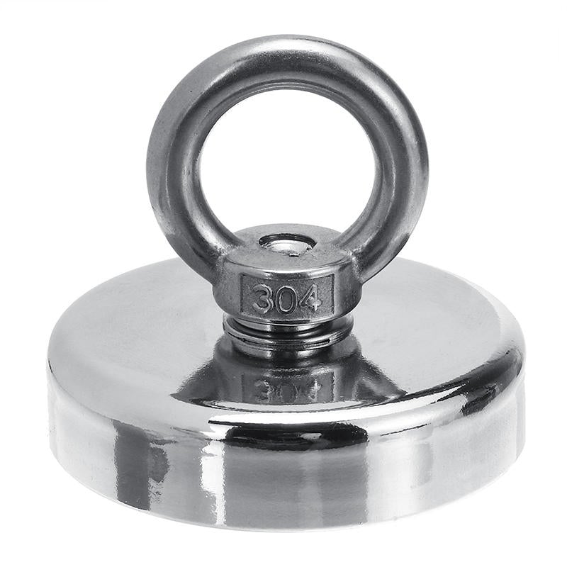 D32mm 50KG Neodymium Recovery Magnet Metal Treasure Magnet Sea Fishing Hunting Salvage Tool