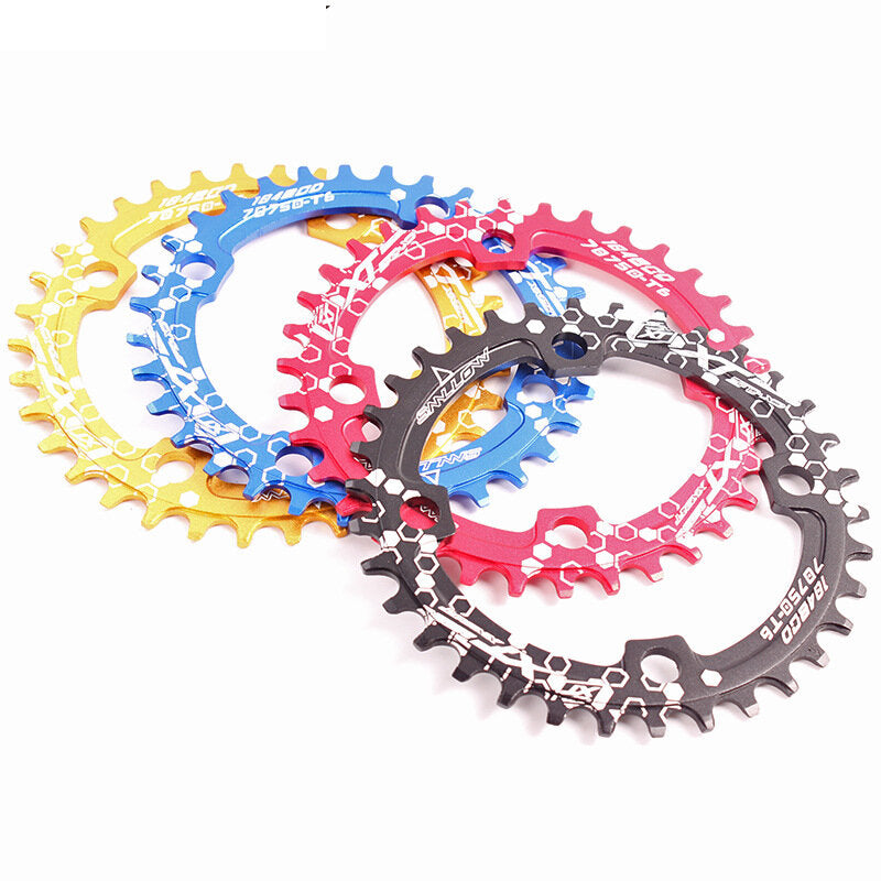 32/34/36/38T Mountain Bike Discs Bike Components Round Narrow Wide Chainring Bicycle Chainwheel