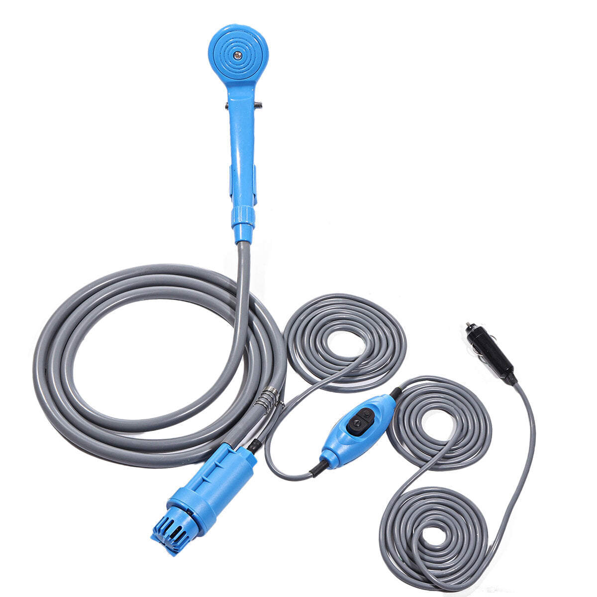 Portable 12V Car Water Shower Pump Set For Travel Trip Camp RV Caravan Boat Kit