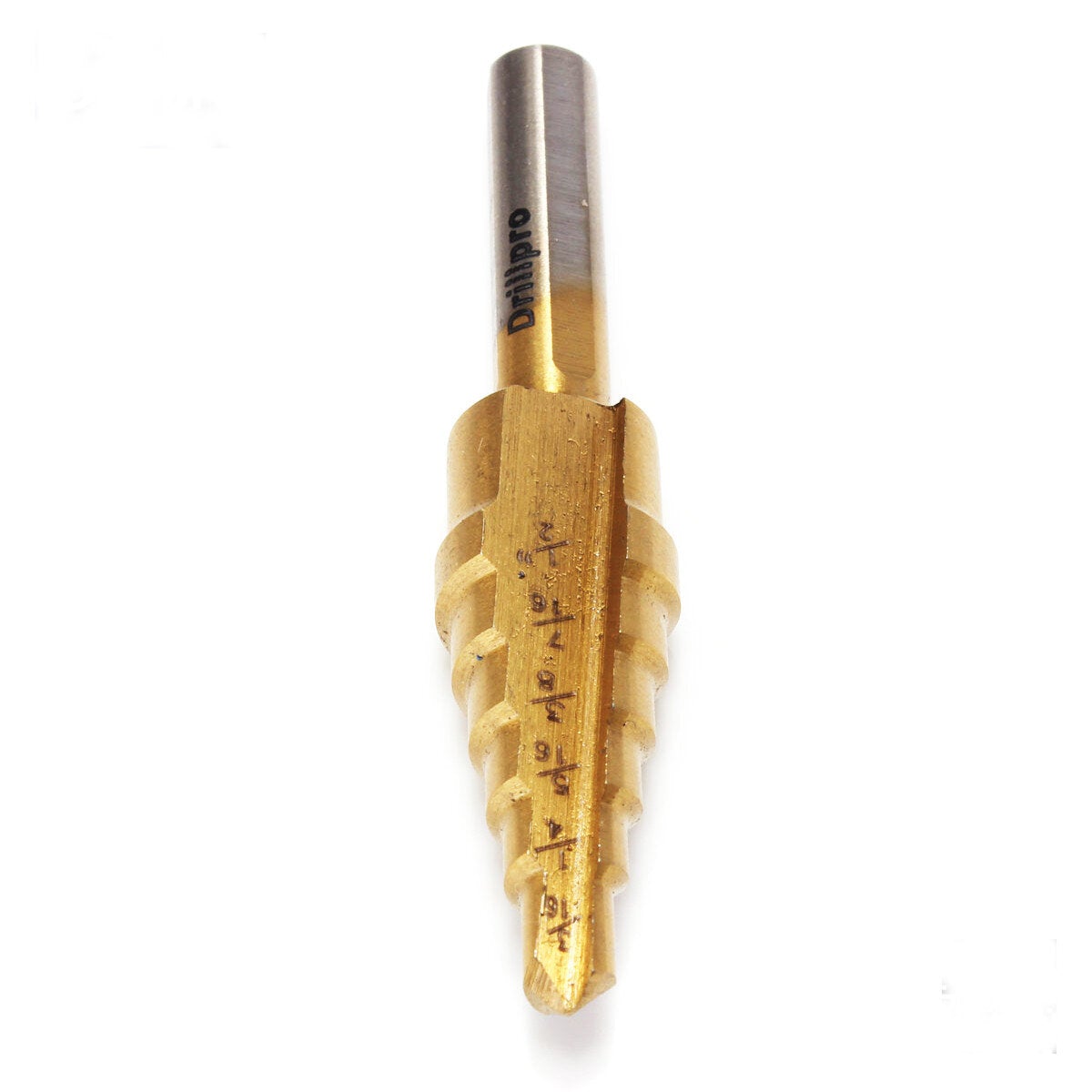 HSS Titanium Pagoda Drill/Ladder Drill 1/4&3/8&1/2 Inch Round Shank Step Drill Bit