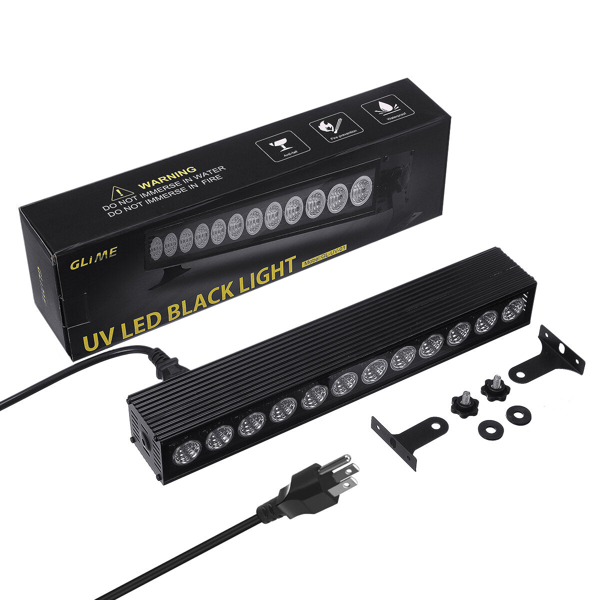 12LED 36W UV LED Light Bar 360 Adjustable Wall Lights Lamp for DJ Stage Party