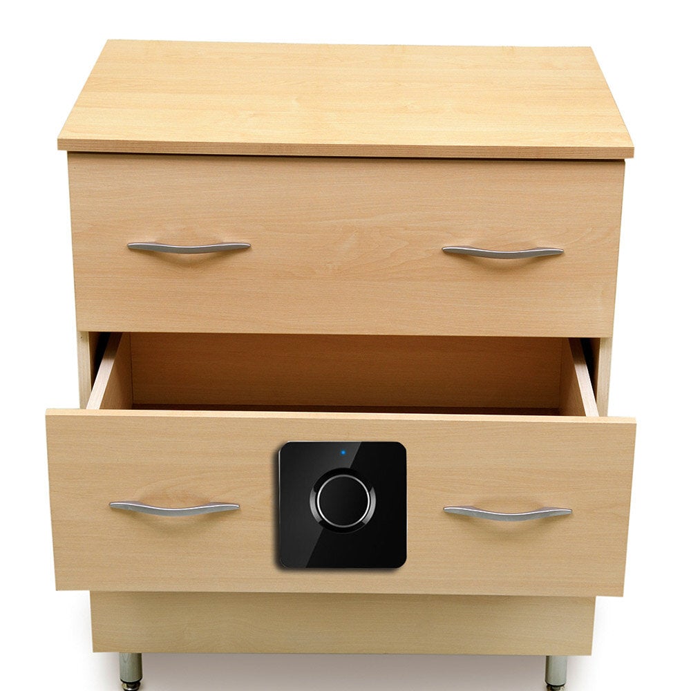 Portable Automatic Intelligent Fingerprint Cabinet Lock USB Rechargeable Luggage Suitcase Padlock 360 Degree Upgrade Chip Fast Recognition