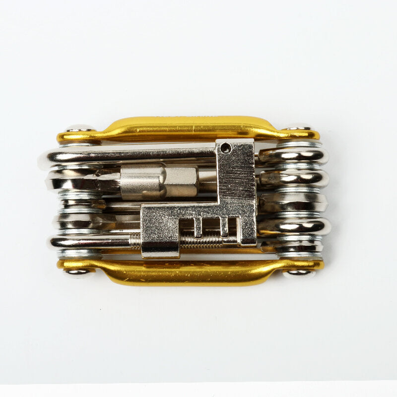 11-in-1 Bicycle Repair Tools Kit Multifunction Hex Spoke Cycling Screwdrivers Tools Tyres Lever Allen Wrench MTB Bike Tools