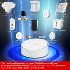 WiFi Multi-mode Smart Gateway Bluetooth Mesh Hub Work with App Voice Control Alexa Google Home