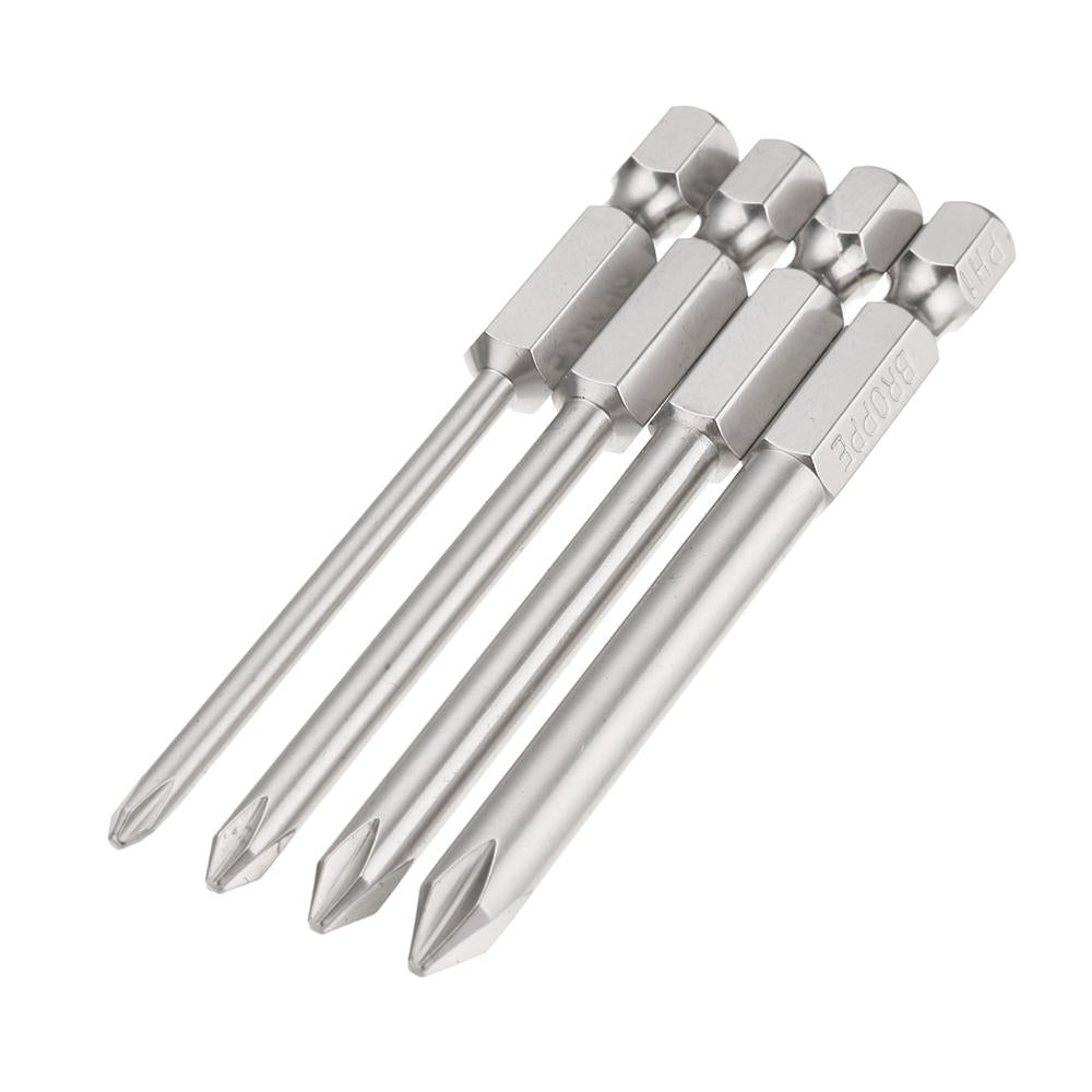 10pcs 75mm PH1 Screwdriver Bit 1/4" Hex Shank Magnetic Phillip Screwdriver Bits Set
