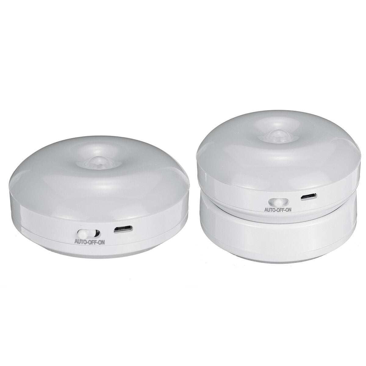 360 Degree Rotation LED Motion Sensor Night Light USB Rechargeable Lamp with Magnetic Base