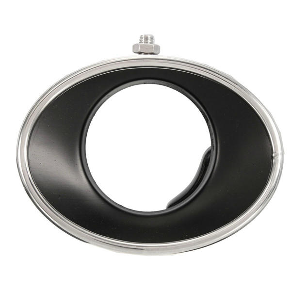 Exhaust Muffler Tail Tip Oval Pipe Chrome Stainless Steel