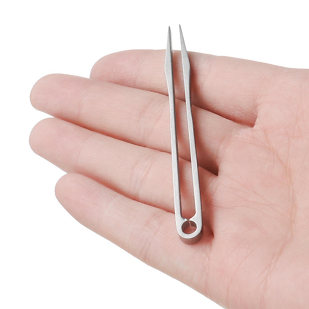 Titanium Alloy Mini Tweezer Portable Emergency CNC Clip Tool