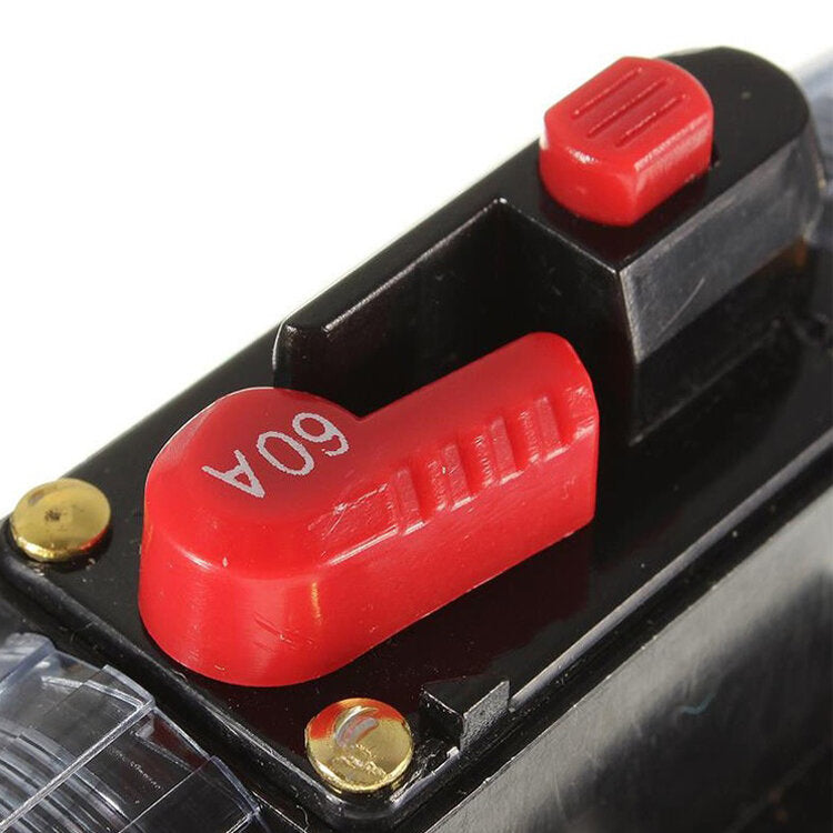 Car Truck Circuit Breaker Self-recovery Auto Audio Fuse Holder Power Insurance 12V 24V