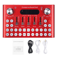 Live Sound Card Webcast Headset Mic Voice Control Bluetooth for Phone Computer