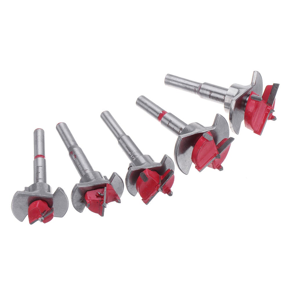 15 20 25 30 35mm Forstner Drill Bit Wood Auger Cutter Hex Wrench Hole Saw For Power Tools