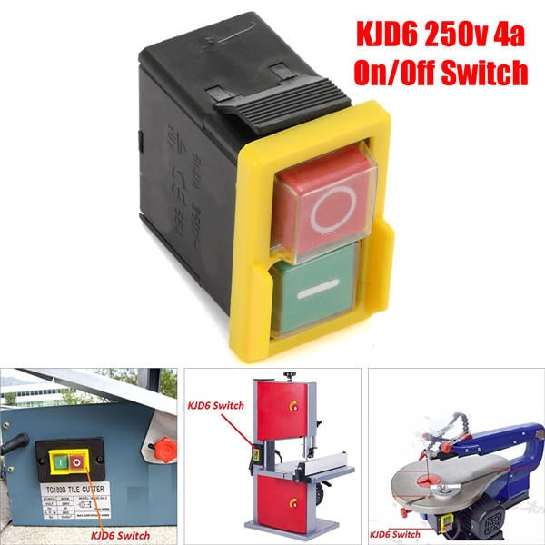 6 Universal Replacement Switch 250V 4A NVR Switch Emergency Stop Switch