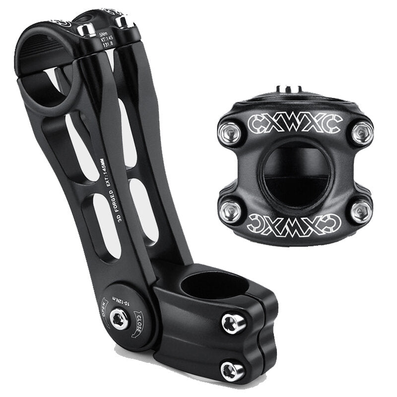 Bicycle Stem Adjustable Bike Handlebar Stem Clamp Fork Extender For MTB BMX Road Mountain Bike 31.8*90/110/145mm