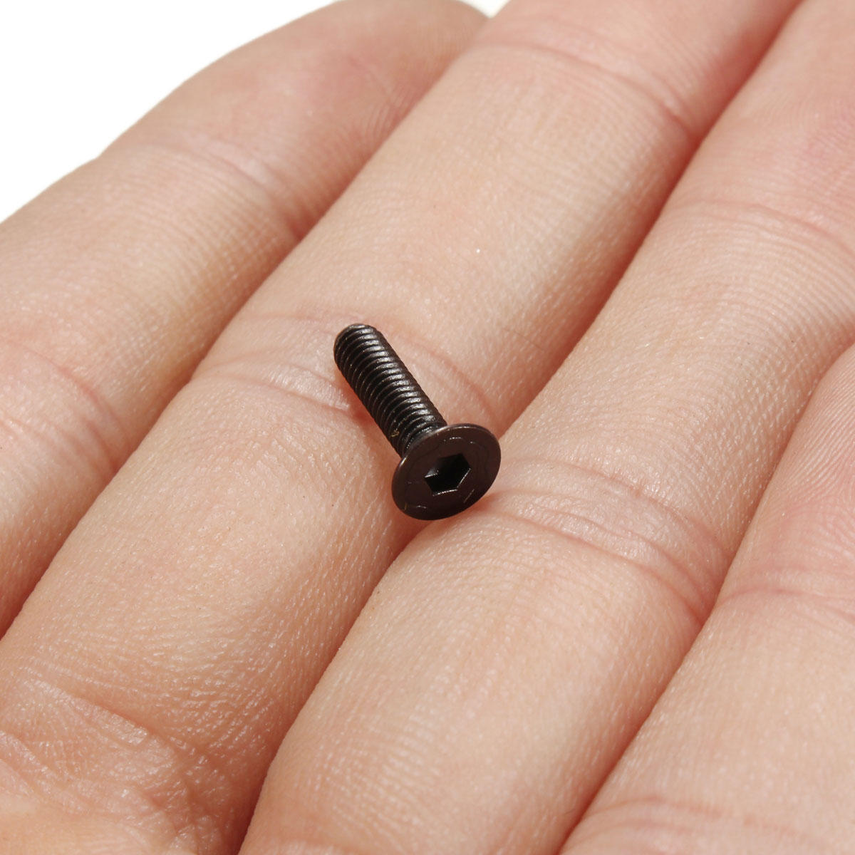 M3CH4 100Pcs M3 Carbon Steel Countersunk Hex Socket Screw 6-20mm Flat Head Hex Screw Metric