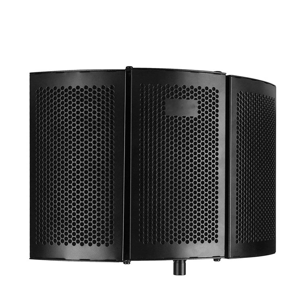 Foldable Microphone Acoustic Isolation Shield Studio Foams Panel for Recording Live Broadcast