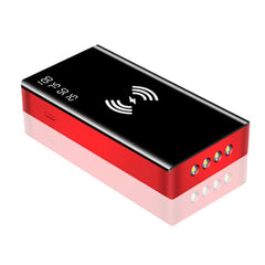 600A 20000mAh Portable Car Jump Starter Wireless Fast Charging Power Bank With LCD Screen LED Flashlight Safety Hammer