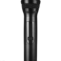 Portable 10-Channel Rechargeable Wireless Microphones UHF Mics with Receiver Working Distance 50 Feet