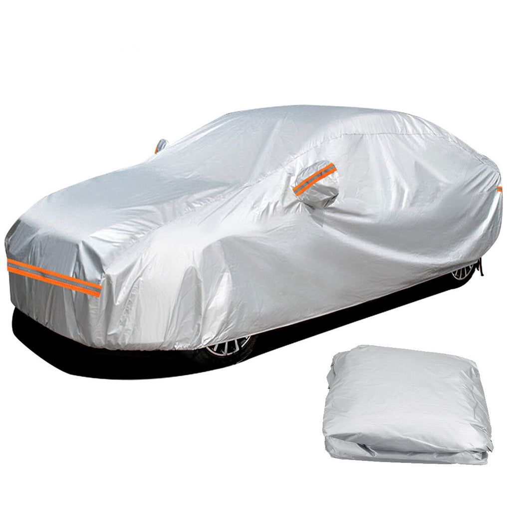 Full Car Cover Sedan Outdoor Waterproof Dust Scratch UV Protection Size S-XXL