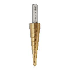 4-12/4-20/4-32mm HSS 6542 Titanium Coated Step Drill Bit Triangle Shank