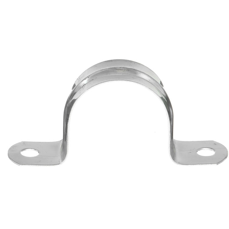 10Pcs 16-32mm 304 Stainless Steel Pipe Strap Clamp Holder Fastener with Screws