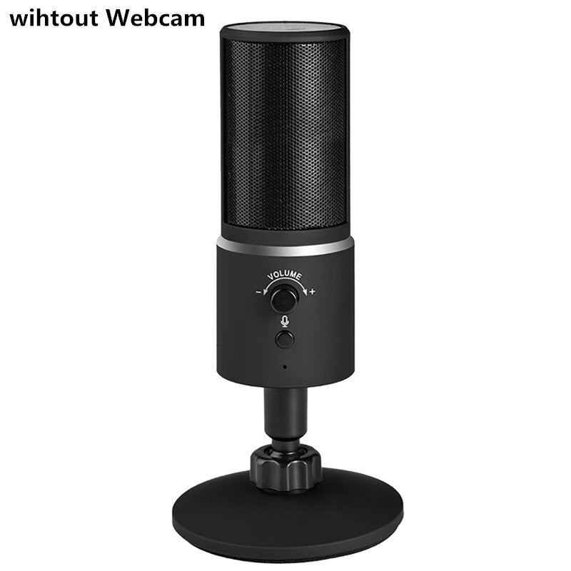 Digital Video Microphone Condenser Recording with 1080P Camera Webcam Hi-Fi Stereo Bluetooth