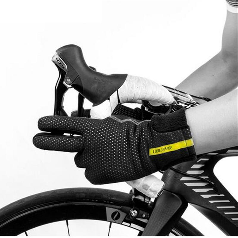 Cycling Gloves Winter Thermal Windproof Full Finger Anti-Slip Touch Screen Bike Bicycle