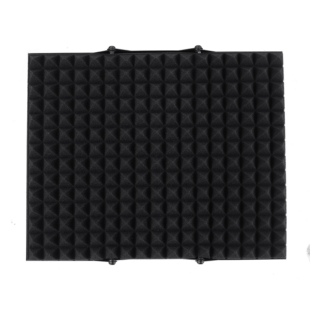 Foldable Microphone Acoustic Isolation Shield Foams Studio Three-door Noise Enclosure Panel Filter