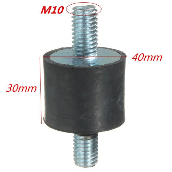4pcs M10 40x30mm Rubber Shock Absorber Vibration Mounts