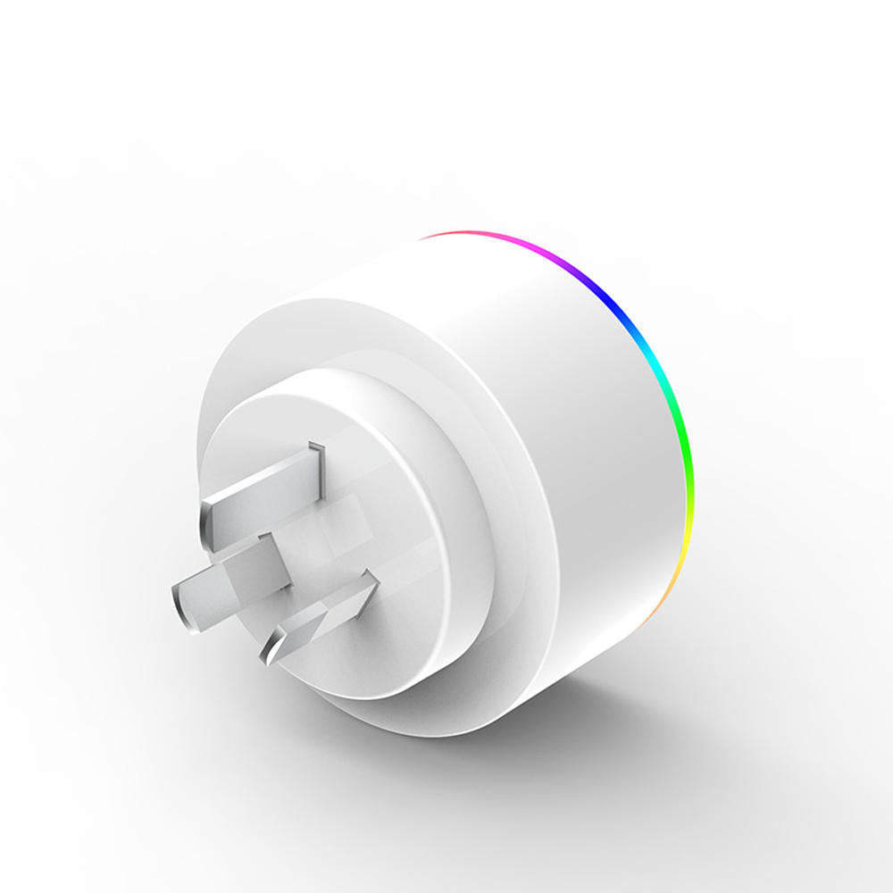 Plug Smart RGB LED Light Smart Wifi Socket Voice Control Works With Alexa Google Home XS-A18 AC100-240V 10A AU