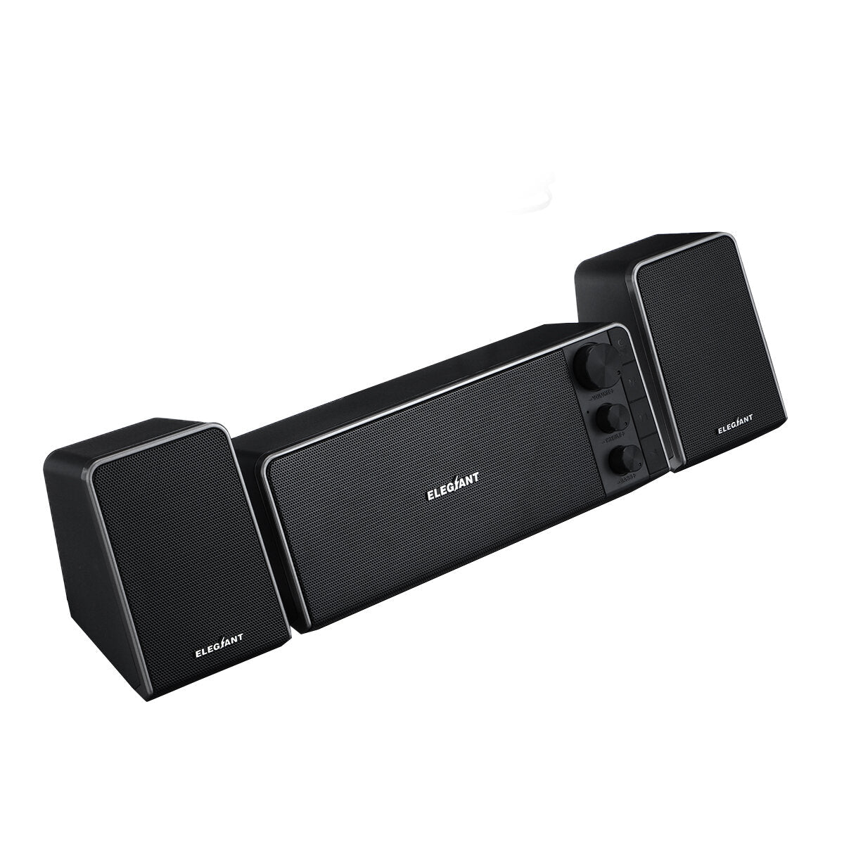Computer Speakers 2.1 Channel Desktop Speakers Bluetooth 5.0 USB PC Speakers with Powerful Down-Firing Subwoofer & Far-Field Drivers Multimedia Spe