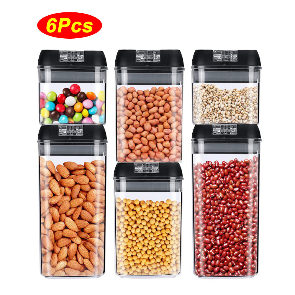 Airtight Food Storage Containers Set Stackable Compact Design Airtight Leakproof Spill-proof Kitchen Stroage Box Set