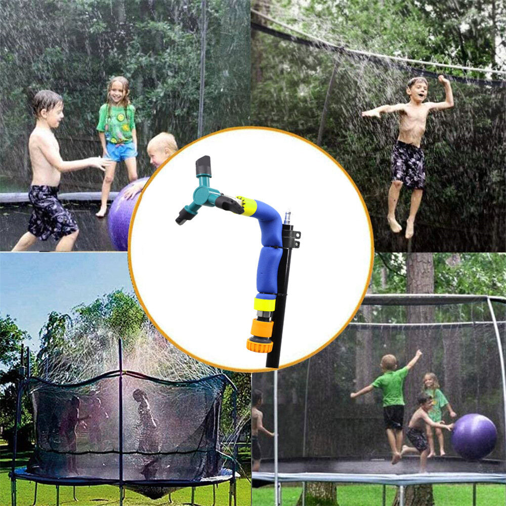 Gardening Trampoline Sprinkler Water Misting Cooling System Kit Sprinkler Outdoor Garden Greenhouse Park Plants Sprinkler Nozzles