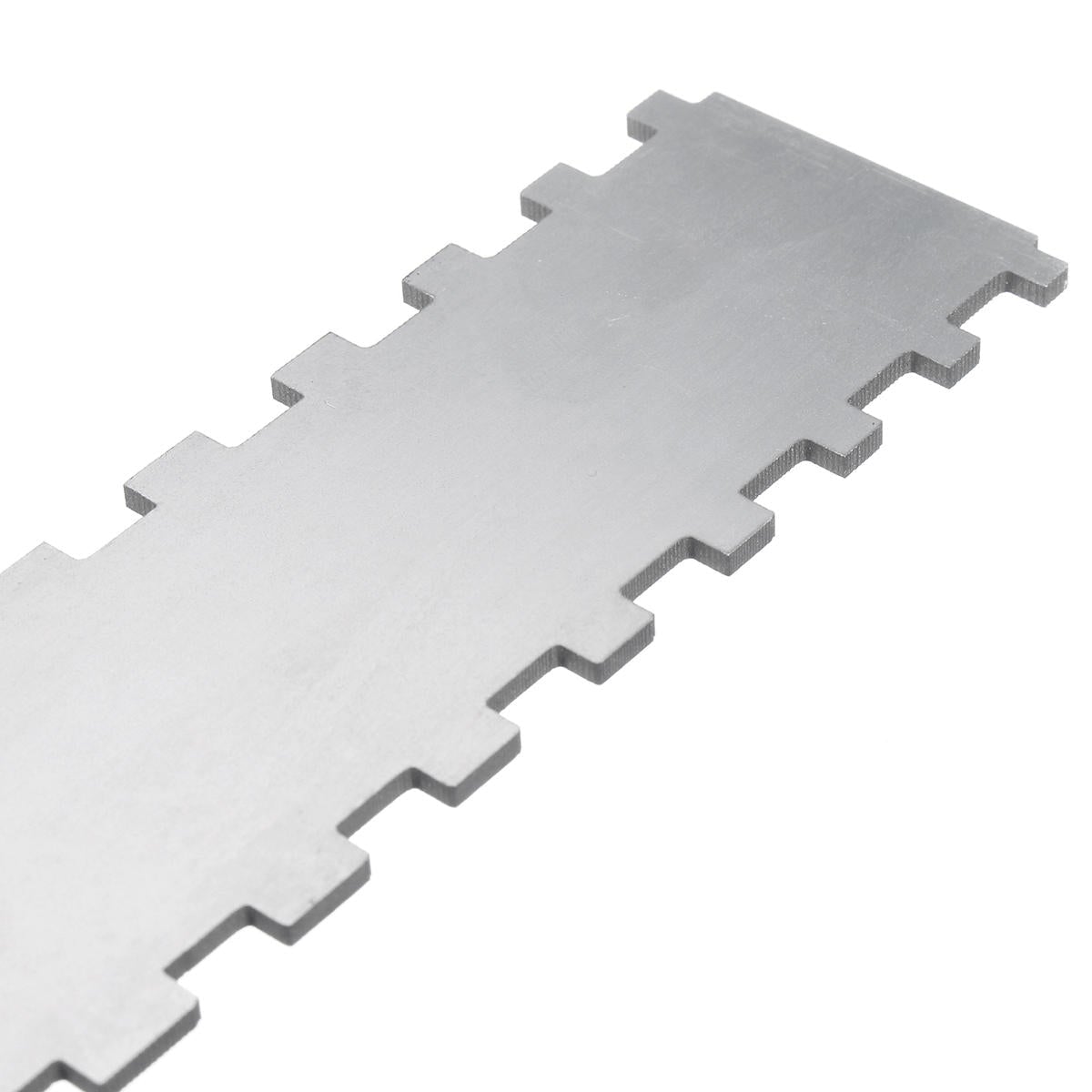 Stainless Steel Electric Guitar Neck Notched Fingerboard Ruler Repair Tool