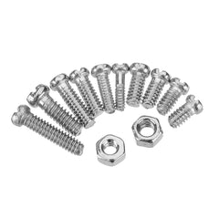 600Pcs Stainless Steel M1/1.2/1.4/1.6 Small Screws Nut for Watches Clocks Mobile 2-4mm