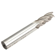 3/8 Inch Diameter HSS 4 Flute Straight End Mill Cutter High Speed Steel CNC Bit