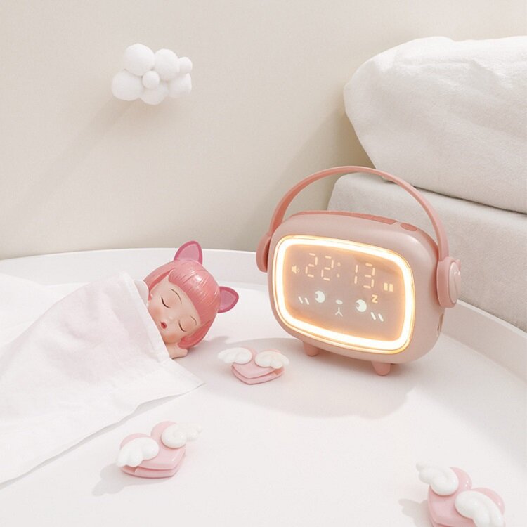 Time Angel Alarm Clock Multi-function LED Digital Clock Children's Creative Electronic Small Alarm Clock