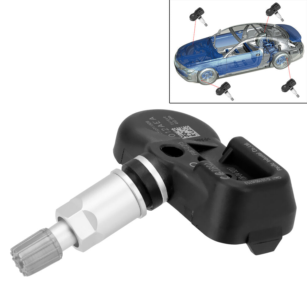 Solar Power TPMS Temperature Alert LCD Display Car Tire Pressure Alarm Monitor System With 4 Internal/External Sensor