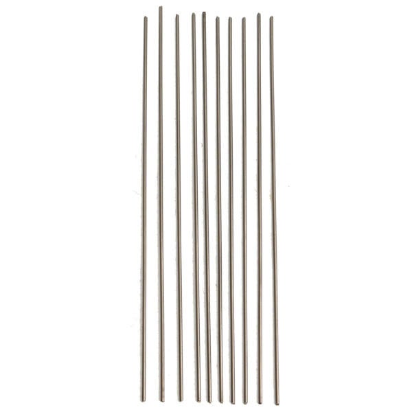 10pcs 2mmx250mm Titanium Round Bar Grade 5 Rod Tube