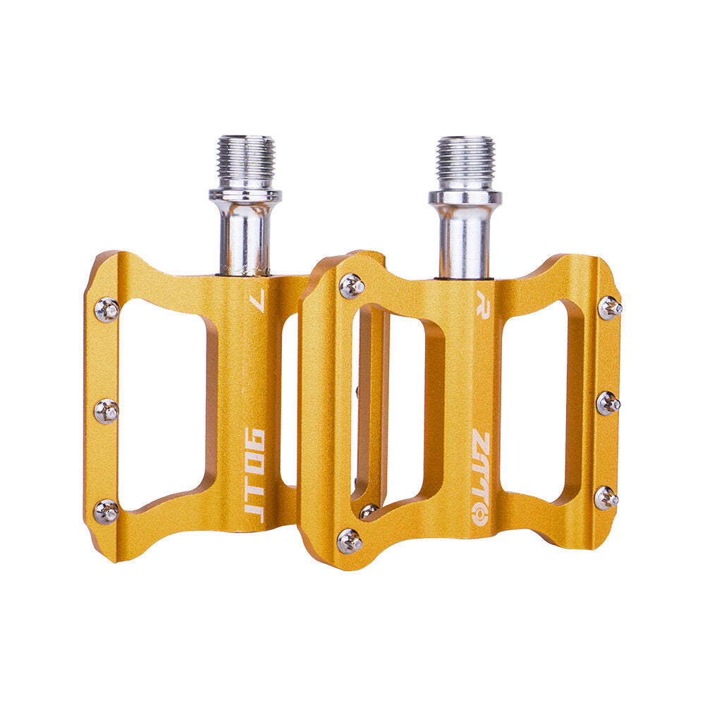 Aluminum Alloy Colorful Ultra-lightweight Anti-slip Durable 1 Pair Bicycle Pedals Mountain Bike Pedals Bike Accessories