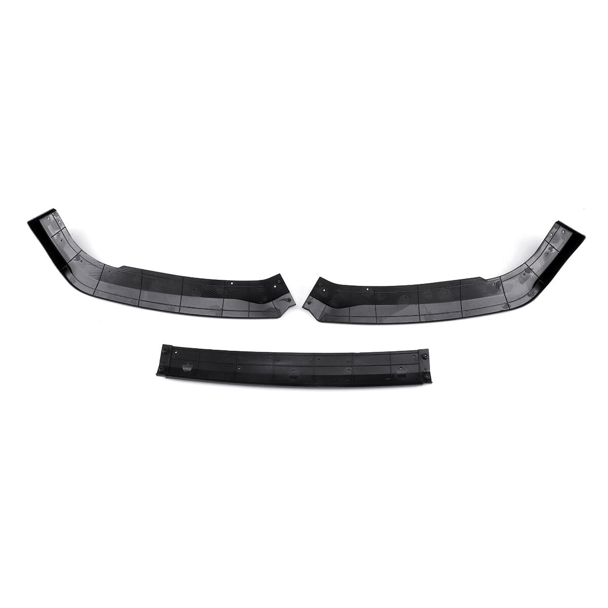 3PCS Designed Front Bumper Lip Splitter Lower Chin Car Spoilers