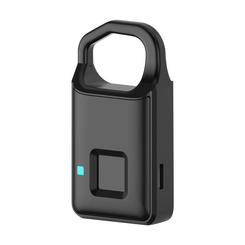 USB Smart Electronic Fingerprint Padlock Anti-theft Suitcase Bag Safety Lock Outdoor Travel