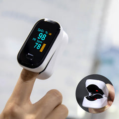 Finger Blood Oxygen Saturometro Heart Oximeter 