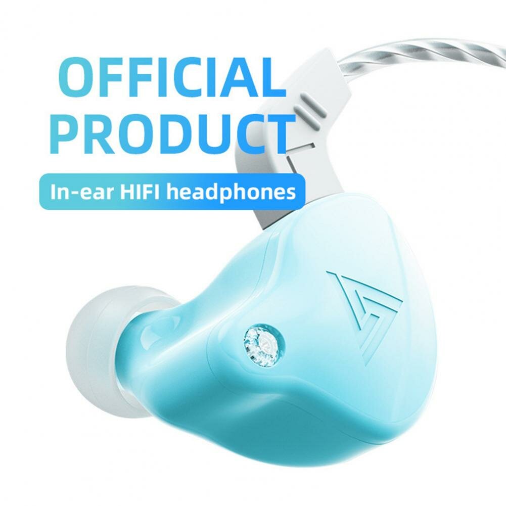 Wired Earphones 1.2m In-ear Hi-Fi Heavy Bass Line Control Headphone with Microphone