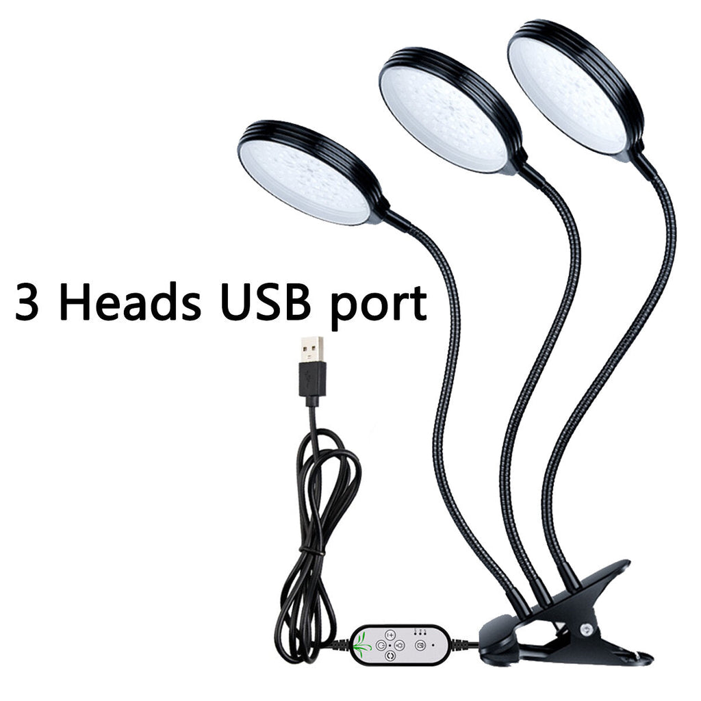 234 LED Plant Grow Light Lamp Bulb With Desk Clip Flower Indoor Seed