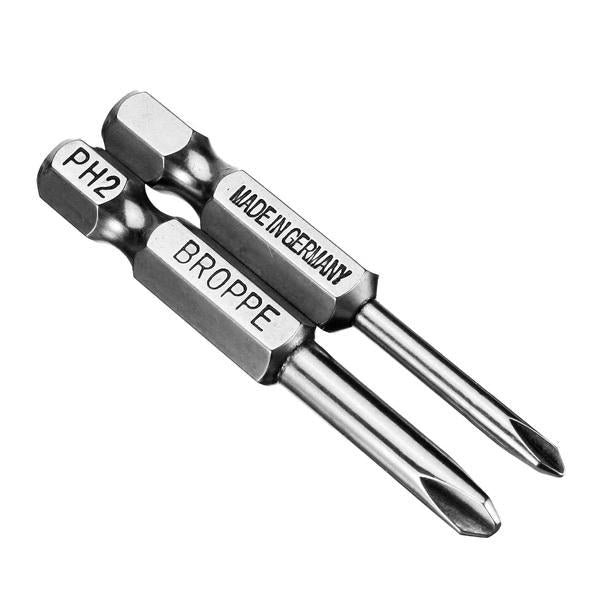 2Pcs 50mm Magnetic Y Shaped Screwdriver Bits 1/4 Inch Hex Shank